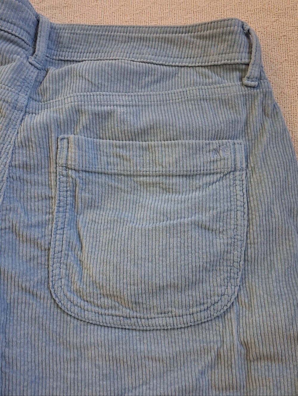 aeo ♡ super high rise baggy wide leg stretch corduroy cargo 4981 gorpcore - Picture 7 of 12